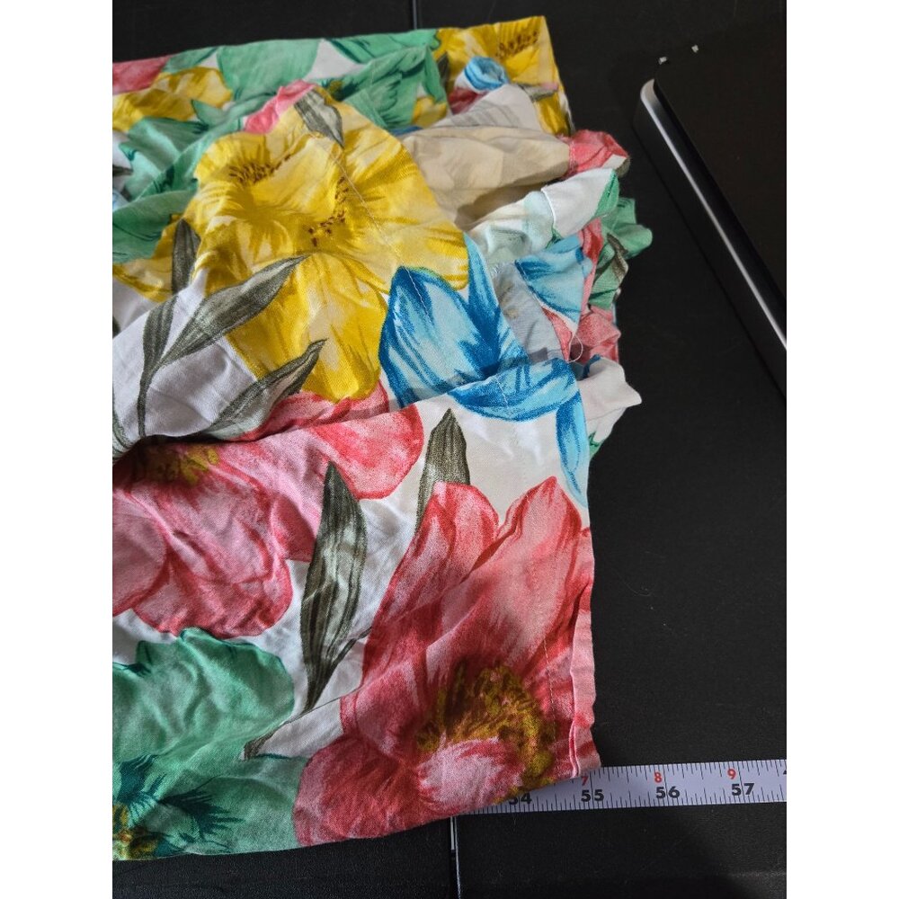 Crown & Ivy Multicolor Floral Tiered Maxi Dress Plus Size 3X Cottage Boho Resort - Picture 8 of 9